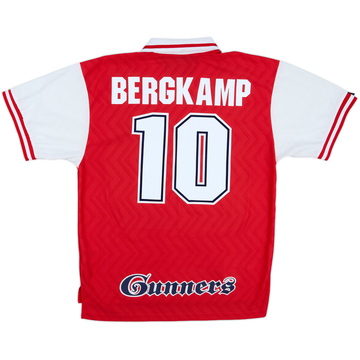 1996-98 Arsenal Home Shirt Bergkamp #10 - 7/10 - (XL)