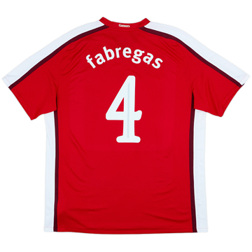 2008-10 Arsenal Home Shirt Fabregas #4 - 8/10 - (XL)