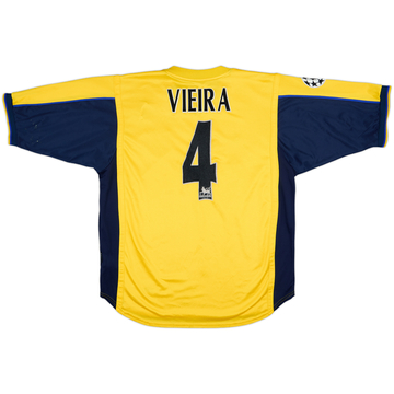 1999-01 Arsenal Away Shirt Vieira #4 - 6/10 - (XL)
