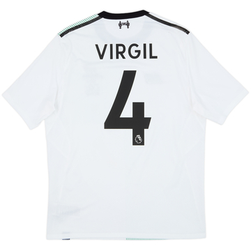 2017-18 Liverpool Away Shirt Virgil #4 - 6/10 - (S)