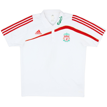 2009-10 Liverpool adidas Polo Shirt - 8/10 - (L)