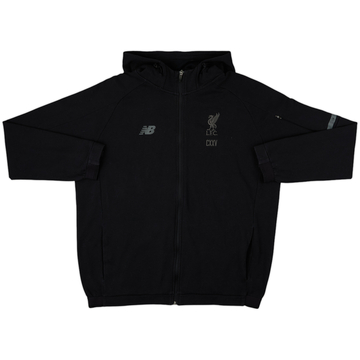 2017-18 Liverpool New Balance Hooded Sweat Top - 9/10 - (XL)