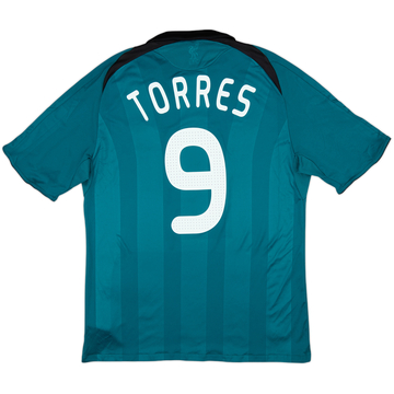 2008-09 Liverpool Third Shirt Torres #9 - 8/10 - (L)
