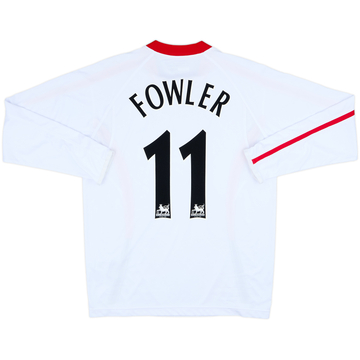 2005-06 Liverpool Away L/S Shirt Fowler #11 - 8/10 - (M)