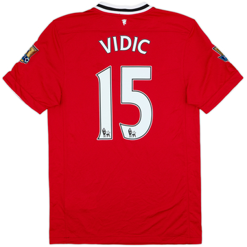 2011-12 Manchester United Home Shirt Vidic #15 - 10/10 - (S)