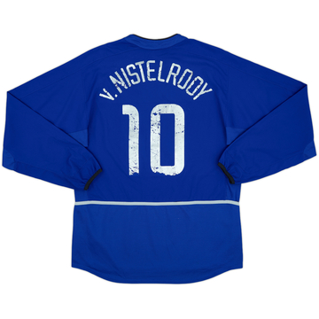 2002-03 Manchester United Third L/S Shirt V.Nistelrooy #10 - 5/10 - (M)