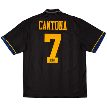1993-95 Manchester United Away Shirt Cantona #7 - 8/10 - (L)