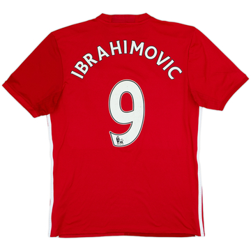 2016-17 Manchester United Home Shirt Ibrahimovic #9 - 5/10 - (M)