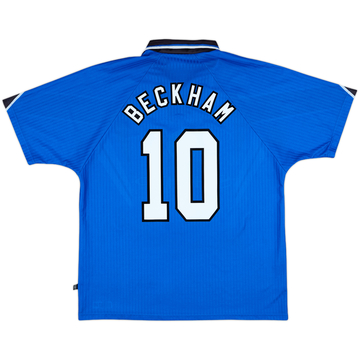 1996-98 Manchester United Third Shirt Beckham #10 - 9/10 - (XL)