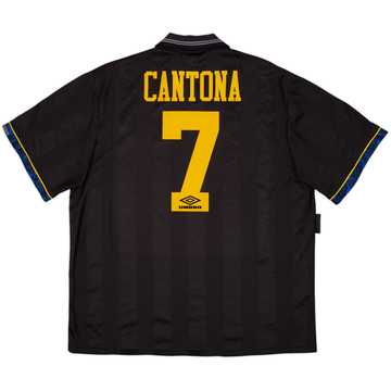 1993-95 Manchester United Away Shirt Cantona #7 - 8/10 - (XXL)