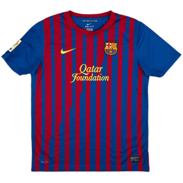 2011-12 Barcelona Home Shirt - 9/10 - (XL.Boys)