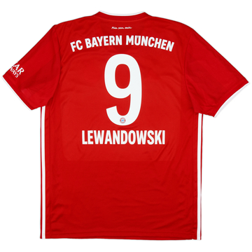 2020-21 Bayern Munich Home Shirt Lewandowski #9 - 10/10 - (L)