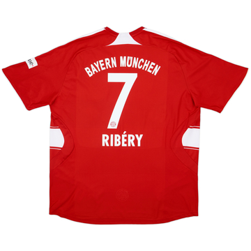 2008-09 Bayern Munich Home Shirt Ribery #7 - 7/10 - (XXL)