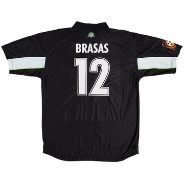1999-00 Werder Bremen Match Issue GK Shirt Brasas #12