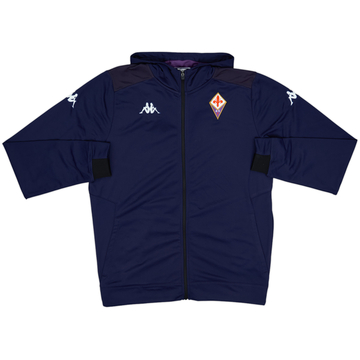 2020-21 Fiorentina Kappa Hooded Track Top - 8/10 - (XXL)