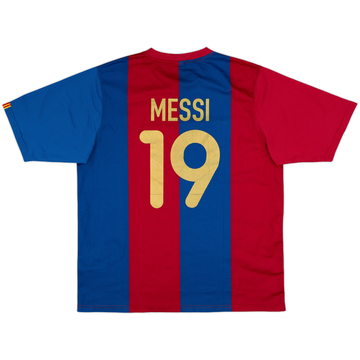 2006-07 Barcelona Basic Home Shirt Messi #19 - 6/10 - (XL)