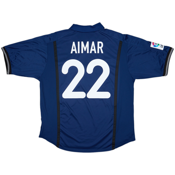 2000-01 Valencia Away Shirt Aimar #22 - 8/10 - (XL)