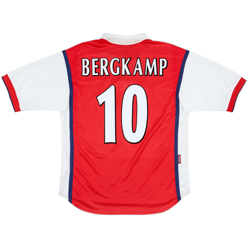 1998-99 Arsenal Home Shirt Bergkamp #10 - 8/10 - (M)