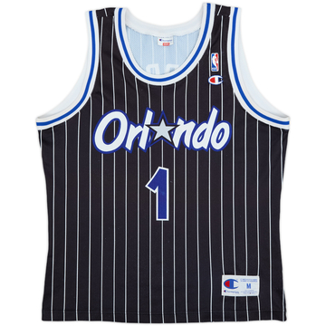 1993-94 Orlando Magic A.Hardaway #1 Champion Away Jersey - 8/10 - (M)