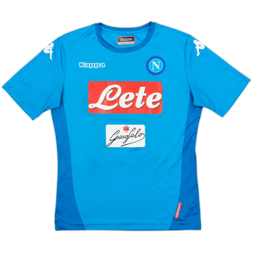 2017-18 Napoli Home Shirt - 7/10 - (L.Boys)