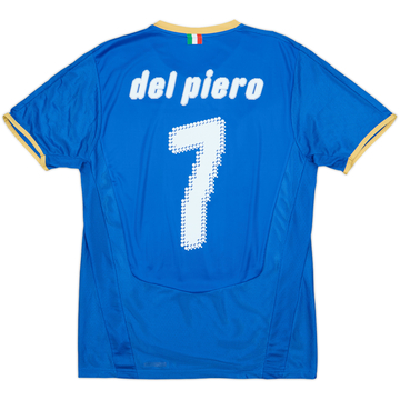2007-08 Italy Home Shirt Del Piero #7 - 7/10 - (M)