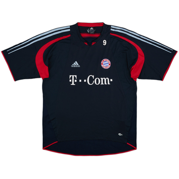 2004-05 Bayern Munich Player Issue adidas Training Shirt #9 - 8/10 - (L)