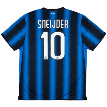2010-11 Inter Milan Home Shirt Sneijder #10 - 10/10 - (XL)