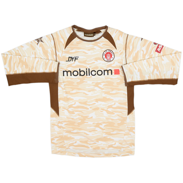 2005-06 St Pauli Home L/S Shirt - 7/10 - (S)