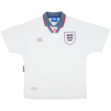 1993-95 England Home Shirt - 5/10 - (M)