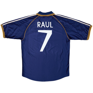 1998-99 Real Madrid Third Shirt Raul #7 - 10/10 - (L)