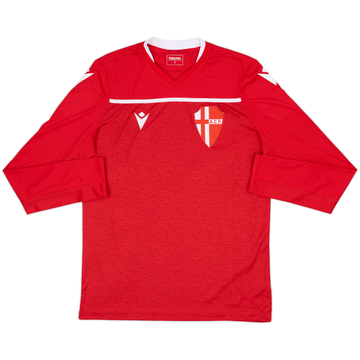 2020-21 Padova Macron Training L/S Shirt - 8/10 - (L)