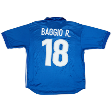 1997-98 Italy Home Shirt Baggio #18 - 5/10 - (XL)