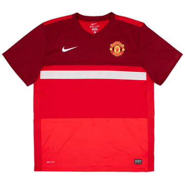 2011-12 Manchester United Nike Training Shirt - 8/10 - (XL)