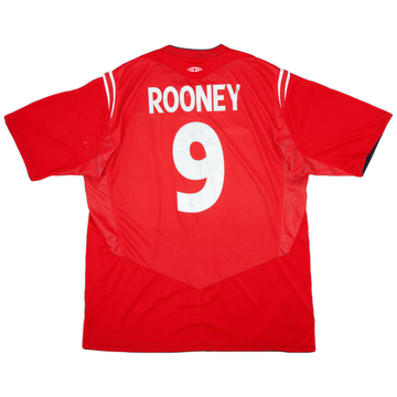 2004-06 England Away Shirt Rooney #9 - 5/10 - (XL)