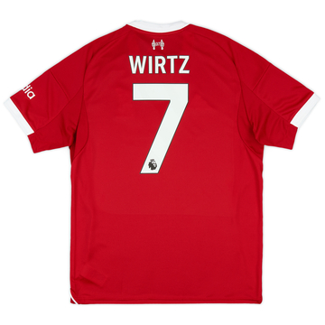 2025-26 Liverpool Home Shirt Wirtz #7
