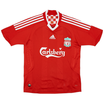 2008-10 Liverpool Home Shirt - 6/10 - (L.Boys)