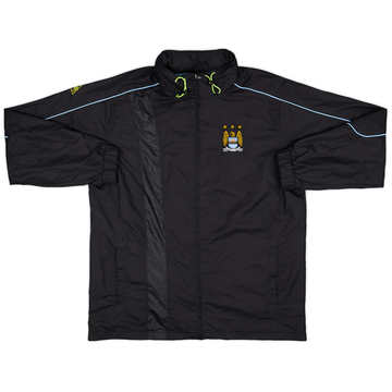 2007-08 Manchester City Le Coq Sportif Hooded Rain Jacket - 7/10 - (XL)