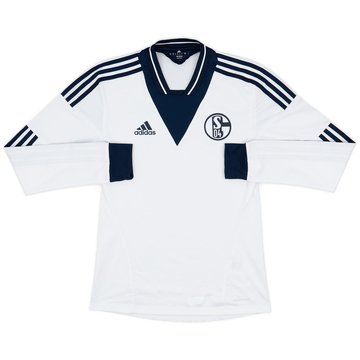 2013-15 Schalke Player Issue Away L/S Shirt - 8/10 - (S)