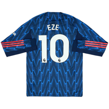 2025-26 Arsenal Authentic Away L/S Shirt Eze #10
