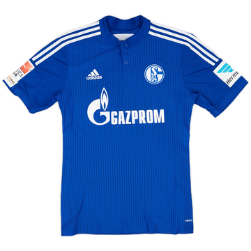 2014-15 Schalke Match Issue Home Shirt Klingenburg #30