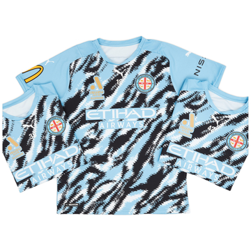 2021-22 Melbourne City Match Issue Pre-Match Shirt # - 8/10