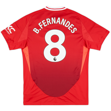 2024-25 Manchester United Home Shirt B.Fernandes #8
