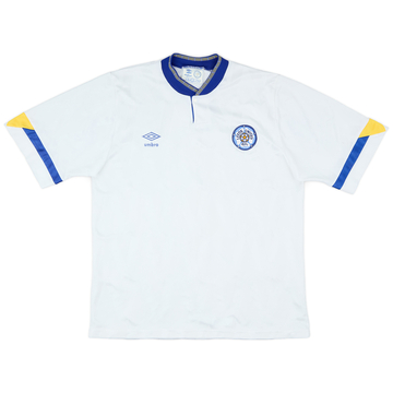 1990-91 Leeds United Home Shirt - 7/10 - (L)