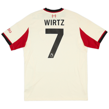 2025-26 Liverpool Away Shirt Wirtz #7