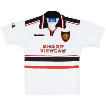 1997-99 Manchester United Away Shirt - 7/10 - (S.Boys)