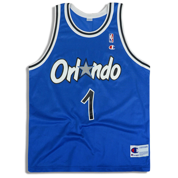 1995-98 Orlando Magic Hardaway #1 Champion Jersey (Away) Y