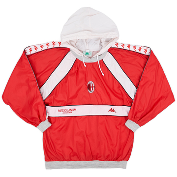 1988-90 AC Milan Kappa Hooded Drill Top - 6/10 - (M)