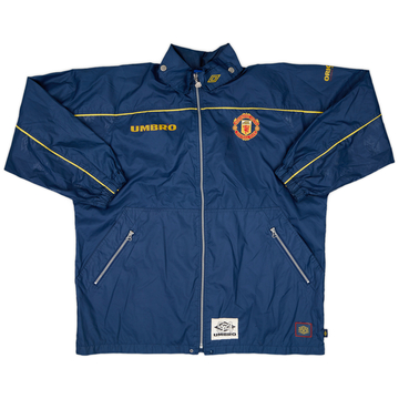 1996-98 Manchester United Umbro Hooded Rain Jacket - 8/10 - (XL)