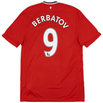 2011-12 Manchester United Home Shirt Berbatov #9 - 6/10 - (L)