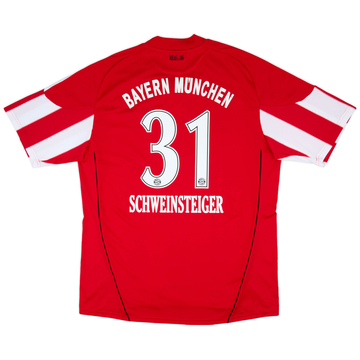 2010-11 Bayern Munich Home Shirt Schweinsteiger #31 - 6/10 - (S)